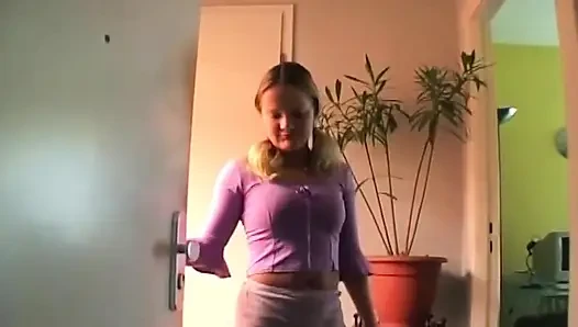 Blonde Spreads Pussy and Toys Herself Deep