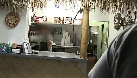 Lusty stepmom fucks in her favorite diner