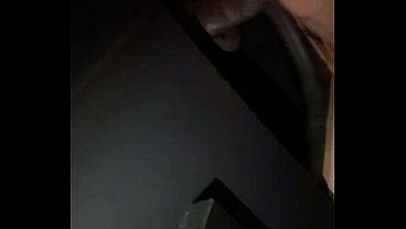 A hot married woman sucked a black guy's dick in the glory hole, liked it so much she invited him home to fuck without a condom and for the guy to drink all the cum that sprayed into the Japanese girl's pussy.