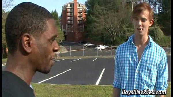 Blacks On Boys - Interracial Hardcore Gay Porn Movie 19
