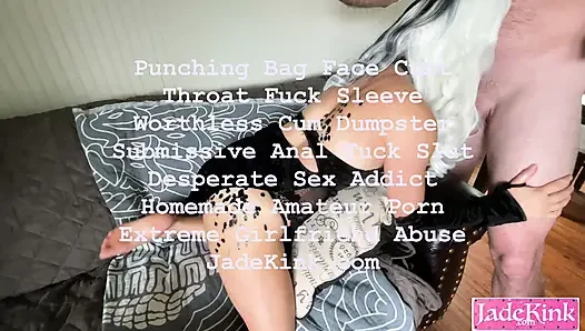 Kinky submissive slut rough sex - BDSM wax fetish