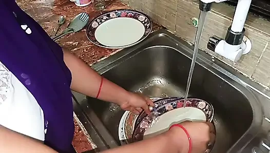 Fucking the beautiful maid and talking dirty to her.Bangladeshi hot maid fucked.