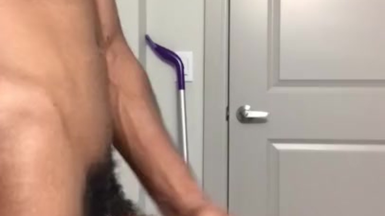 Big Black Dick Before Shower B8 & Bust!!!