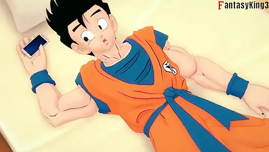 Goku doesn't satisfy Videl, so Gohan helps her - Dragon Ball Zex Series