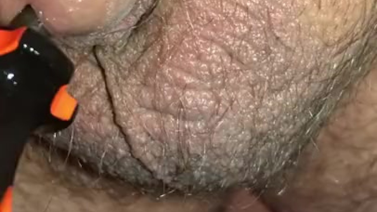 Sticking screwdriver in small dick