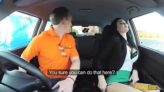 Fake Driving School - Big Tit Instructor Jasmine Jae Gives Handsome Luke a Wild Deep Throat He Will Never Forget