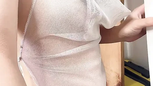 Asshole Close up and Beautifull Tit
