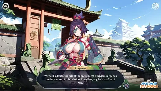 Harem Fantasy - Kinky Ninja Scroll Gameplay Part 1 - Entering the Village of Kagura