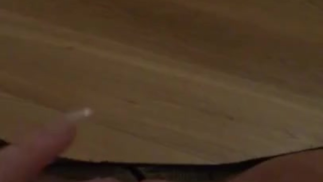 Teen wearing pantyhose squirts everywhere while spying on parents fucking