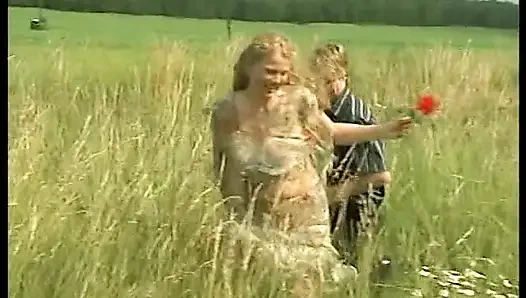 Breathtaking blonde with huge tits banged hard