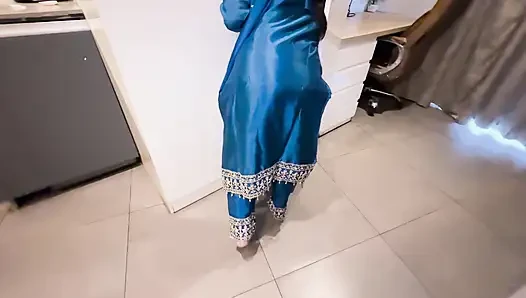 Stepmother had sex with her Muslim in doggy style