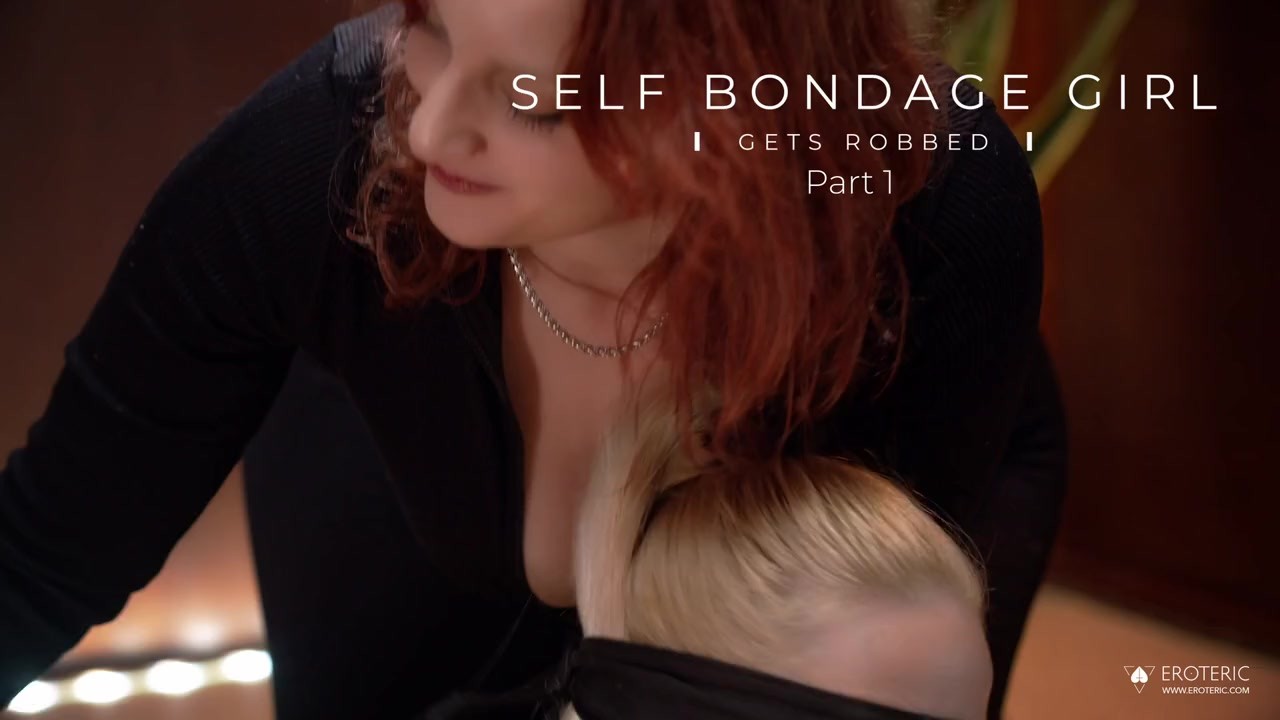 Self bondage girl part 1