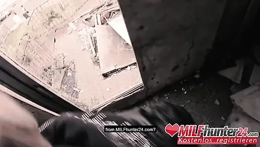 MILF hunter fucks skinny Vicky Hundt hard! (GERMAN)