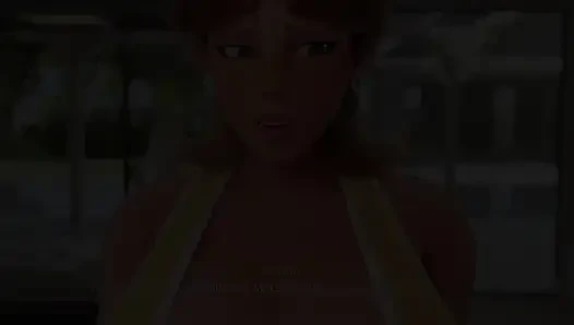 Step-mom Daisy From Mario Sees My Hard Dick and Offer Me to Suck It!!