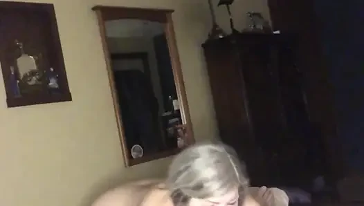 Squirting Granny Sucks Cock B4 Cowgirl! Maxxximummilf