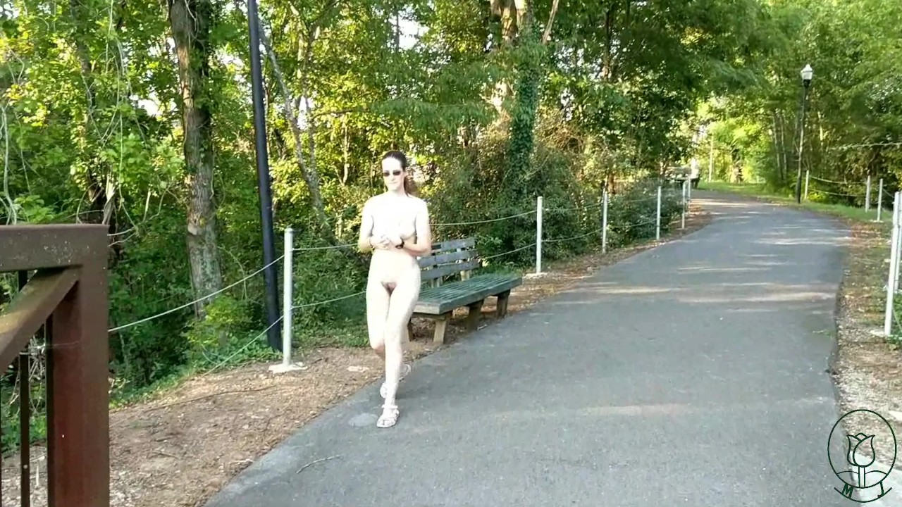 Nude walk in the park