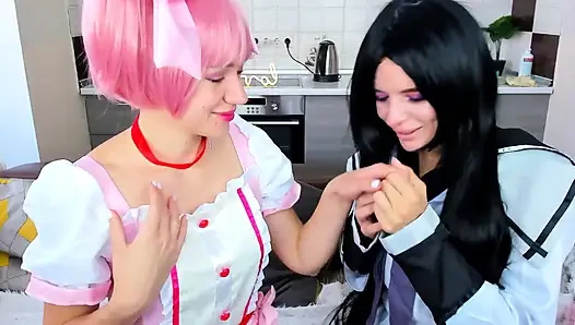 Homura Akemi and Madoka Kaname Have Fun
