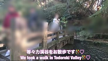 [vlog] Autumn foliage vlog... Picnic & stroll date at Todoroki Valley | Autumn date | Soothed by the colorful autumn leaves