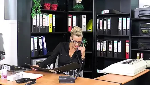 My horny secretary!