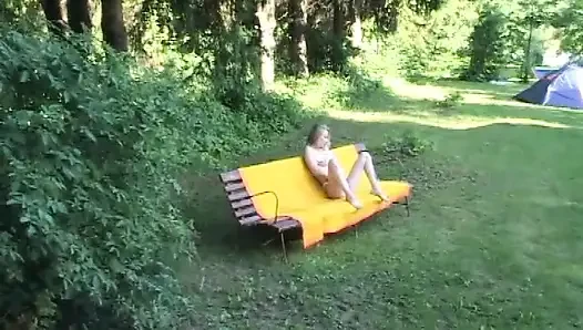 A Big Hard Cock Outdoor Doggystyle