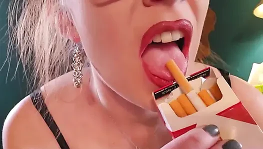 Up Close and Personal with My Mouth, Teeth, and a Smokey Good Time Asmr
