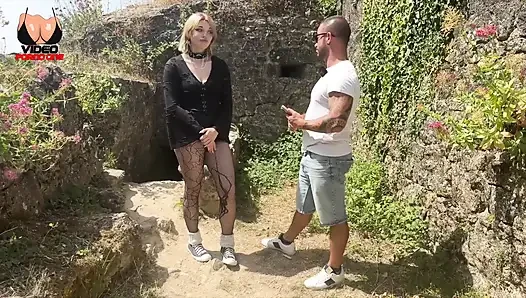 A Stranger Fucks Me Outside a Castle and I Love It!
