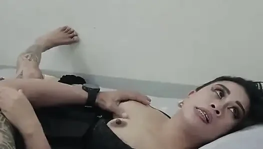 Big Tits Wife Taking Side and Missionary Fuck During Livestreaming and End up to Cumshot in Her Face