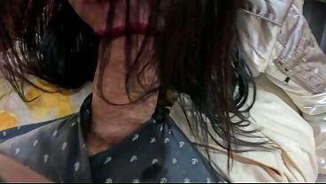 Shiny Robot Suit, Drooling Blowjob & Gagging Play – Cum on My Bomber Jacket