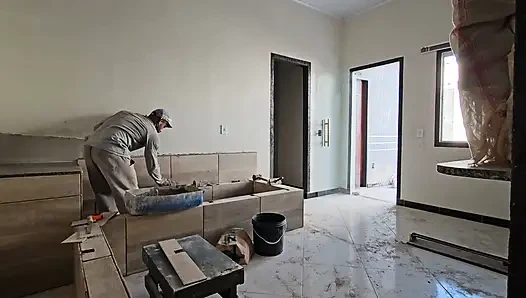 The Construction Worker Was Very Pleased When He Received a Visit From His Bosses at the Construction Site.