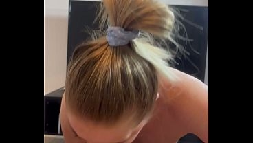 Neighbor- didn’t expect she suck so good