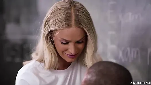 Adult Time - Student Emma Hix Confesses Her Crush on Her Teacher During Private Tutoring