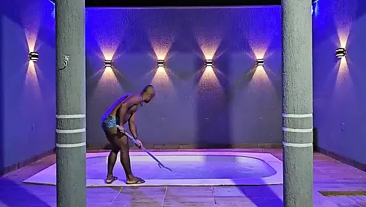 I Didn't Clean the Pool on Purpose, Just to Bang the Two Biggest Gold-digging Whores in the Neighborhood