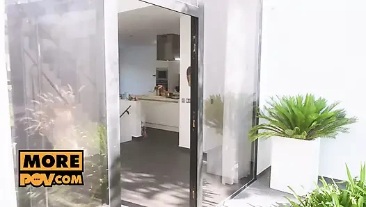 Secret Waiter Disguise Leads to Double BJ with Lily and Jadilica