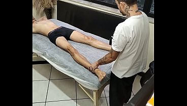 Nervous married man on my stretcher