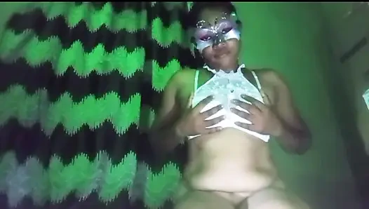 Beauty Roselee touching her pussy