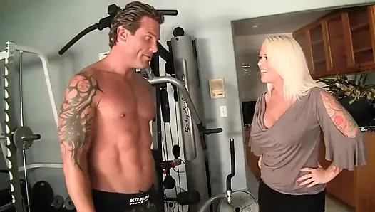 Sexy nasty blonde MILF needs a big cock inside her wet pussy!