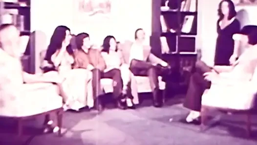 Kissing licking fingering retro orgasm