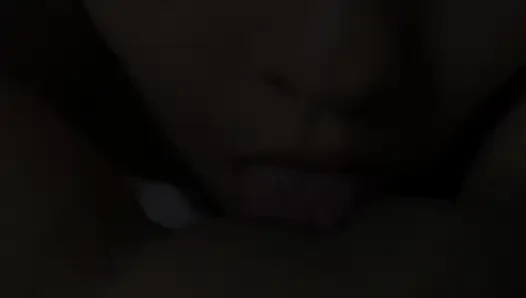 Sucking My Huge Clit - POV View From Above