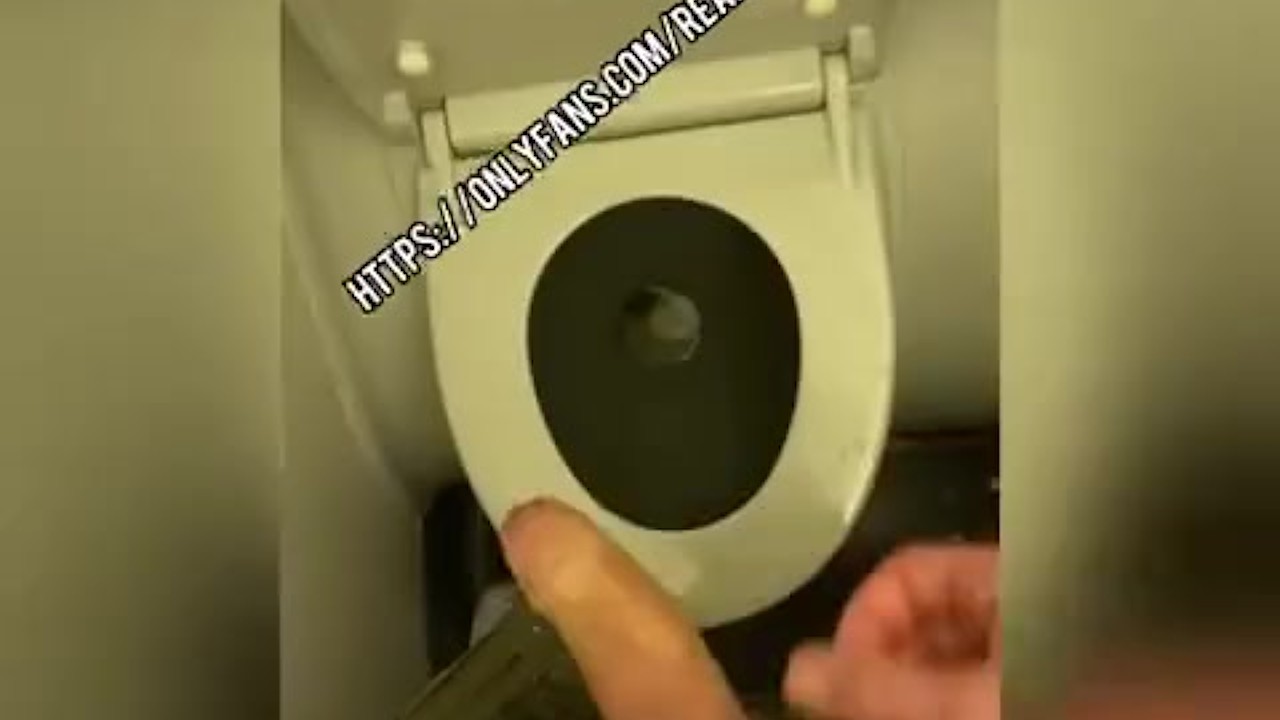 Wanking plane toilet