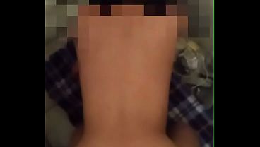 Quickly before my parents arrive. In the bathroom. Having great sex.