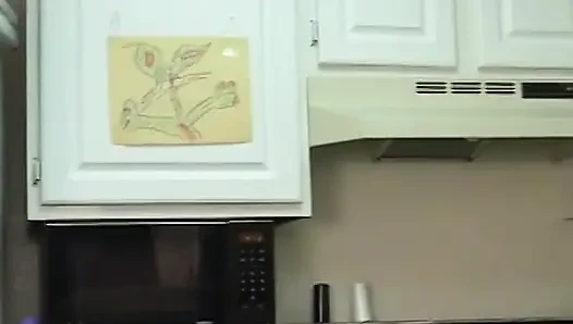 Hot blonde MILF give sloppy wet head