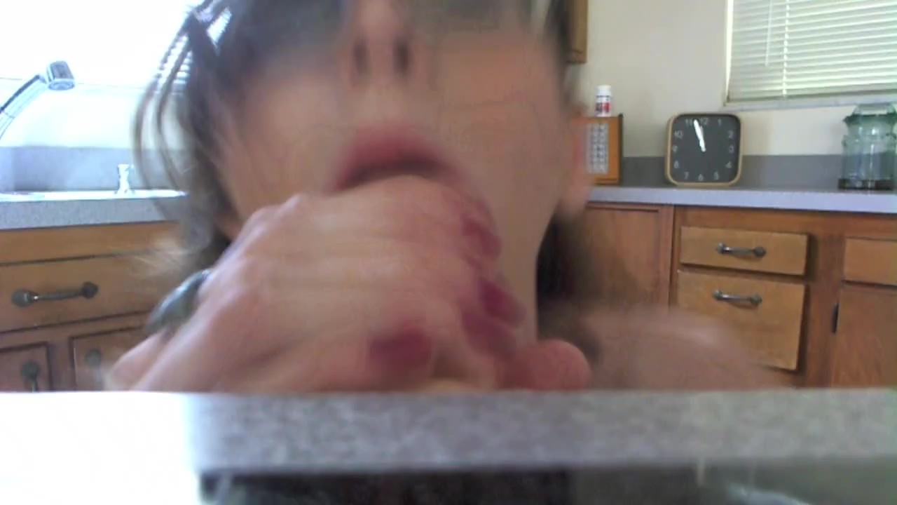 JustAmber dildo blowjob with dirtytalk