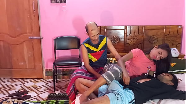 young wife Bengali porn threesome video fantastic fuck Desi girls , Hanif pk and Popy and Manik