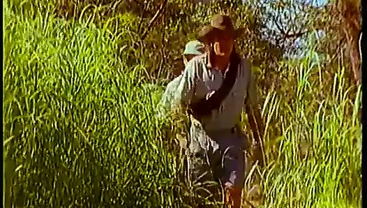 Blonde gets pounded by a very big cock in the wild nature