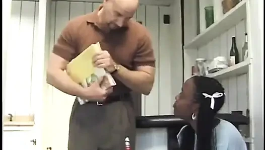 Black girl likes to suck white dick