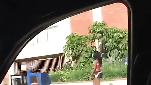 Pretty small titted black girl gets her wet pussy licked and fucked