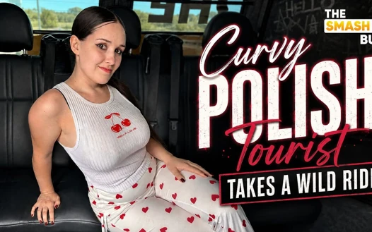Curvy Polish Tourist Wendy Marvell Smash Bus