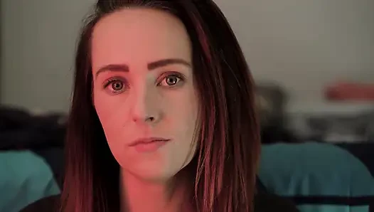Petite Brunette Close up Smoking Tease