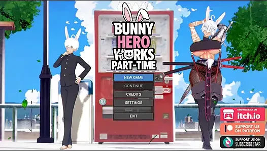 Hentai Game –Hentai Bunny Hero Works Part Time Sex Gameplay Animation