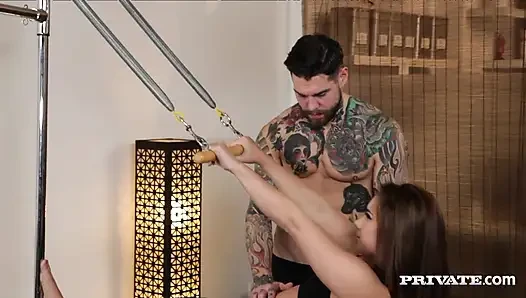 Her workout turns into a fuck frenzy